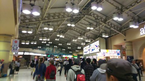 そしてJR宇都宮線の上野始発の電車を待って、座ってゆっくりゆらりゆられて約1時間、久喜駅へと帰ってきました。