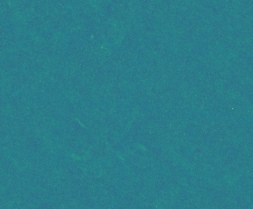 かみのけ座近くの領域である北極銀の赤外線画像