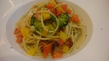 島野菜のペペロンチーノ