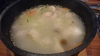 乾杯の鶏白湯スープ